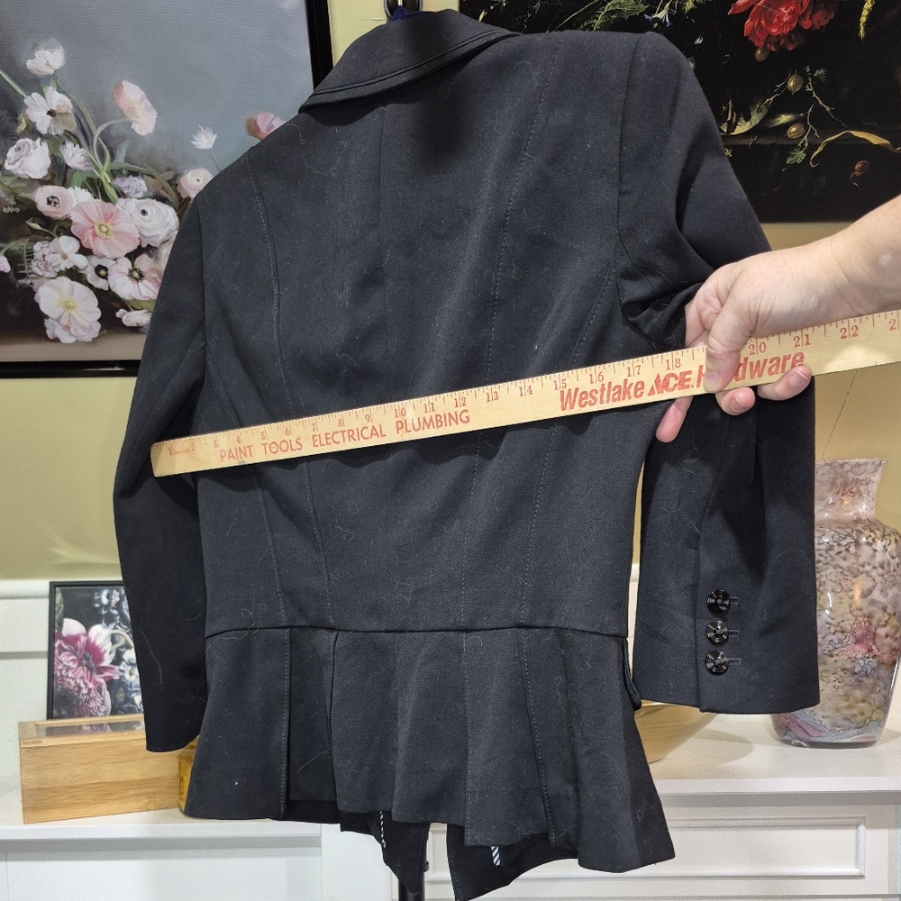White House Black Market Charcoal Blazer 1997 - Picture 5 of 5